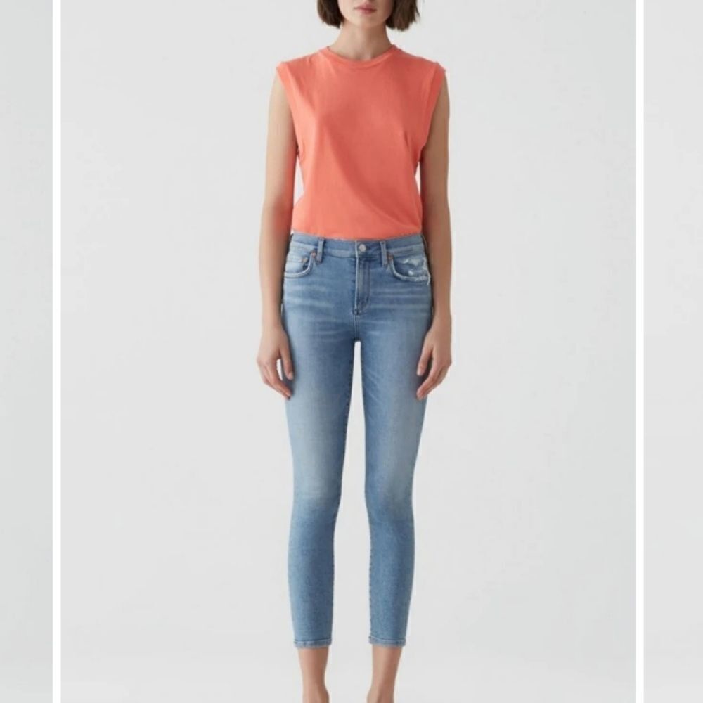 AGOLDE  Sophie Crop Hi Rise Skinny Jean Limit  Jeans sz 27